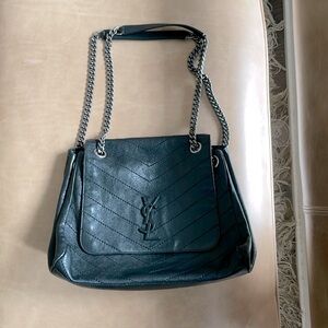 YSL over the shoulder plus crossbody.